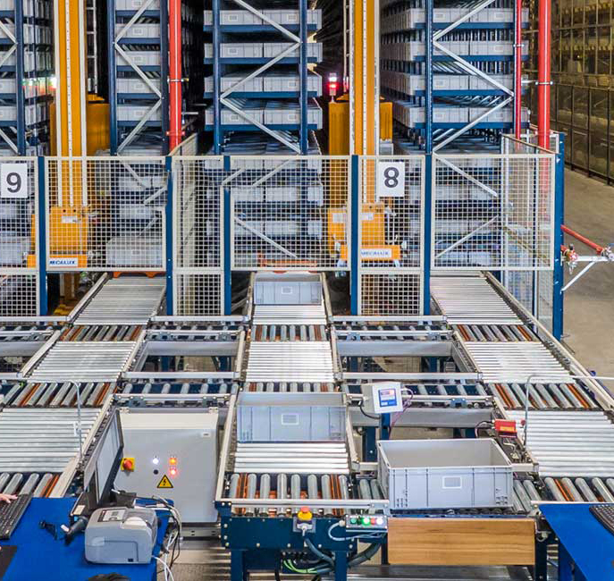 自动化分类传送设备Types of Warehouse Automation-Logistics Sorting Conveyor Line