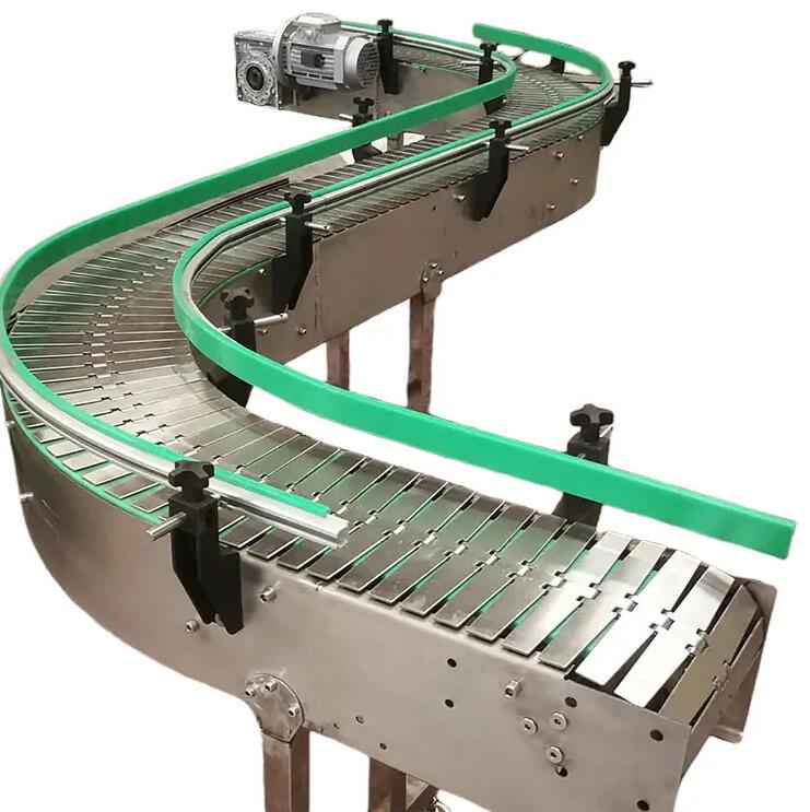 不锈钢链板输送设备Stainless Steel Top Chain Conveyor System