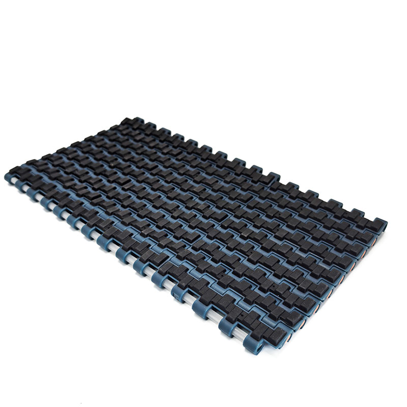 1505 公制平板防滑网链 1505 Modular Plastic Conveyor Belt With Rubber