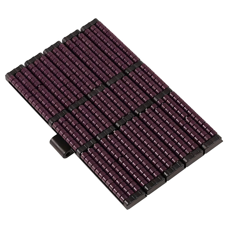 滚轮顶带 828 Plastic Slat  Roller Top Conveyor Chain