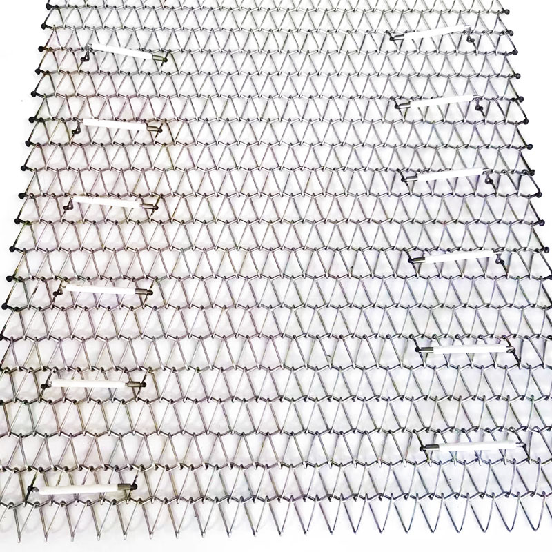 烧结炉网带加陶瓷 Sintered furnace mesh with ceramic