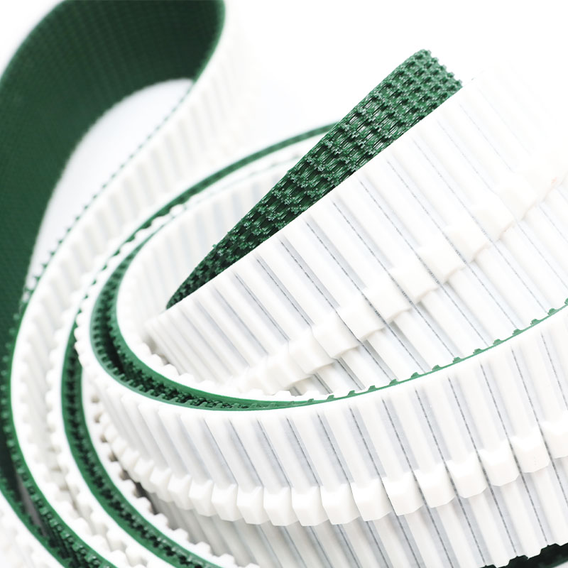 聚氨酯钢丝齿轮开口同步带加高尔夫花纹